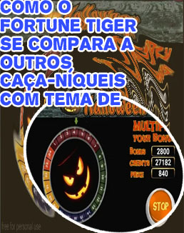 Halloween roleta caça niquel
